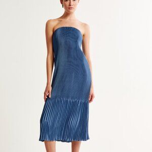 A&F Giselle Pleat Release Midi Dress
